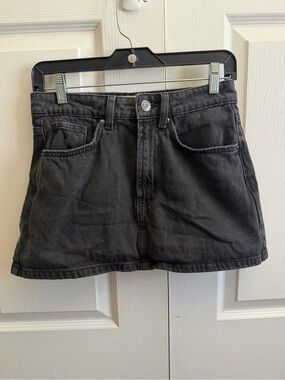 5 for $25! Cotton On Black Denim Mini Skirt